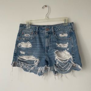 American Eagle Distressed Jean Shorts